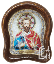  Алексей Константинопольский икона из бисера